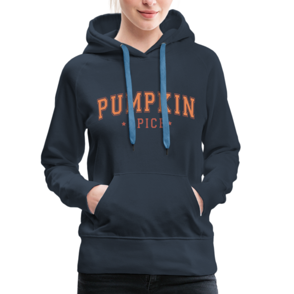 Pumpkin Spice Women’s Premium Hoodie - navy