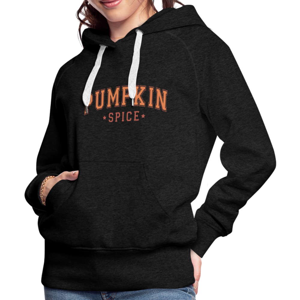 Pumpkin Spice Women’s Premium Hoodie - charcoal grey