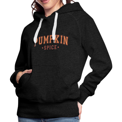 Pumpkin Spice Women’s Premium Hoodie - charcoal grey