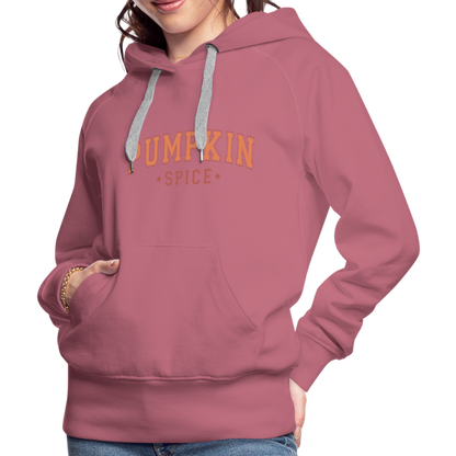 Pumpkin Spice Women’s Premium Hoodie - mauve