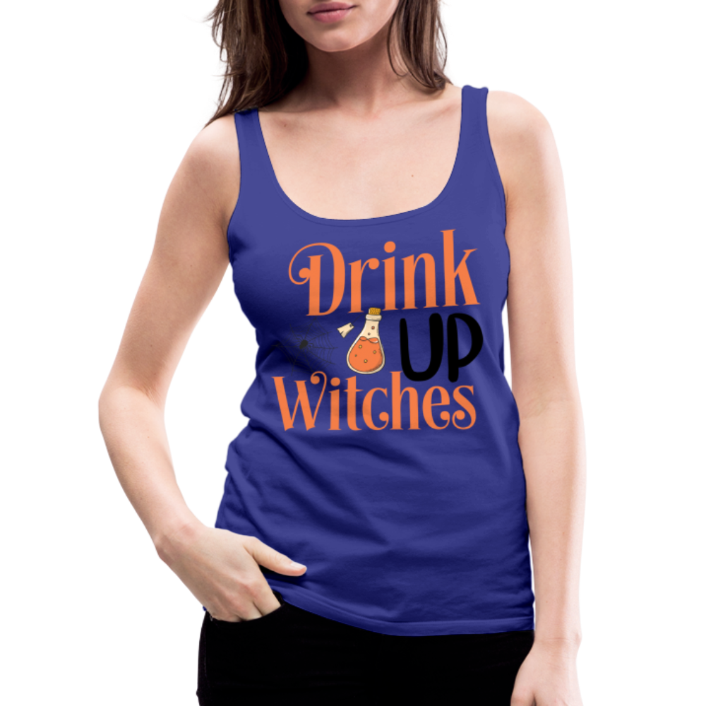 Drink Up Witches Women’s Premium Tank Top - royal blue