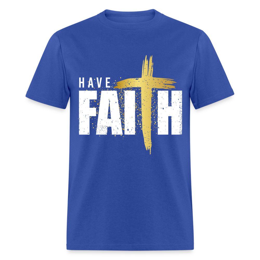 Have Faith T-Shirt - royal blue