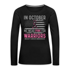 October Wear Pink for Breast Cancer Awareness Women's Long Sleeve T-Shirt