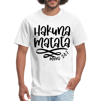 Hakuna Matata - mood 24:7 T-Shirt - white