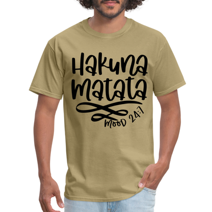 Hakuna Matata - mood 24:7 T-Shirt - khaki