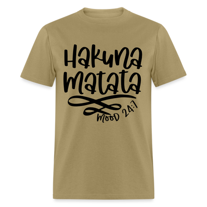 Hakuna Matata - mood 24:7 T-Shirt - khaki