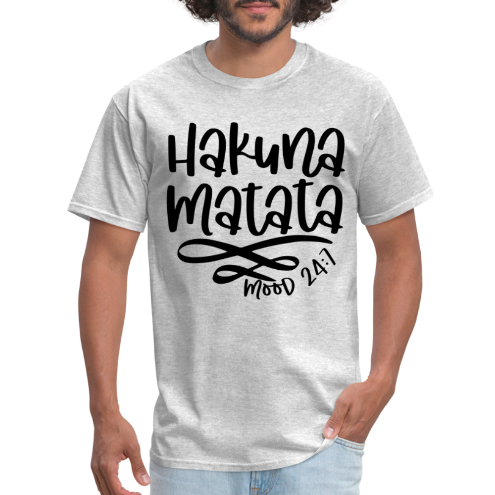 Hakuna Matata - mood 24:7 T-Shirt - heather gray