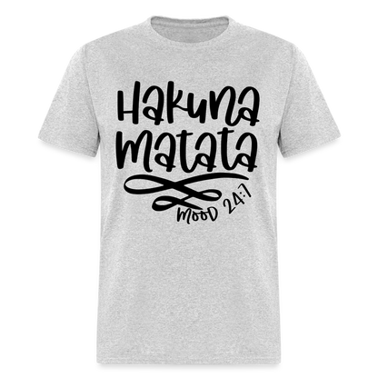 Hakuna Matata - mood 24:7 T-Shirt - heather gray