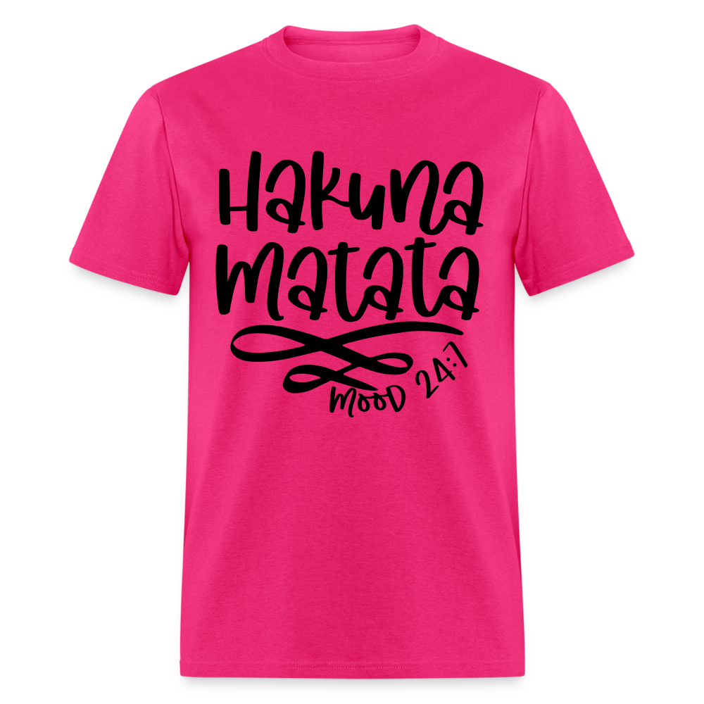 Hakuna Matata - mood 24:7 T-Shirt - fuchsia