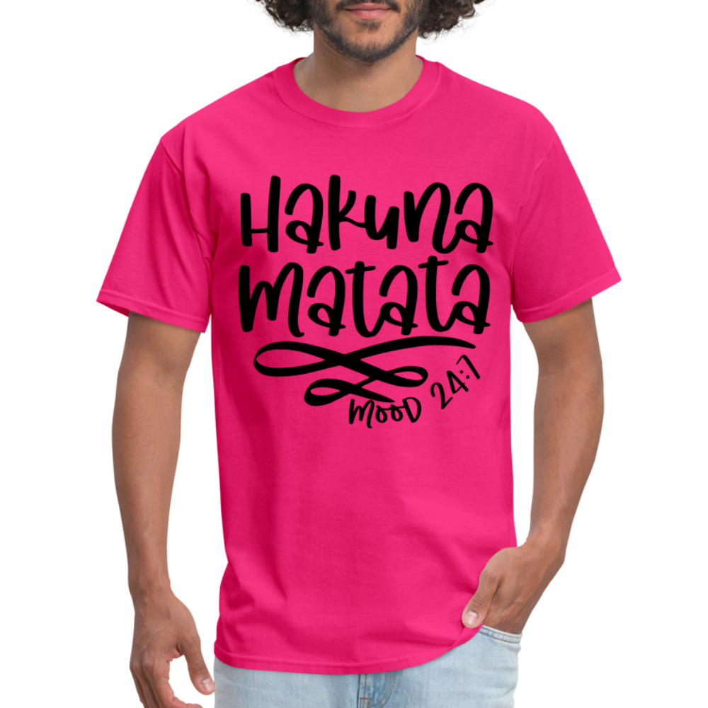 Hakuna Matata - mood 24:7 T-Shirt - fuchsia