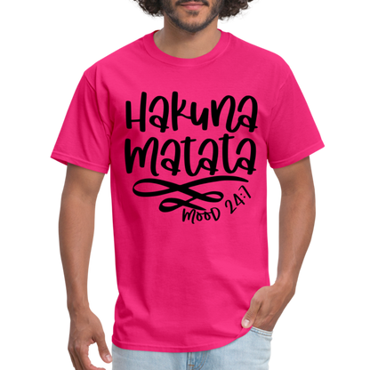 Hakuna Matata - mood 24:7 T-Shirt - fuchsia