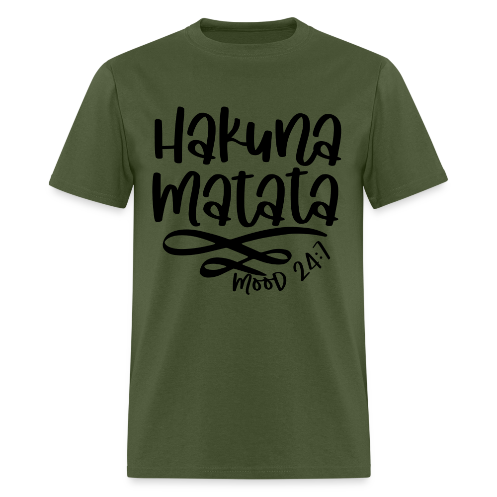 Hakuna Matata - mood 24:7 T-Shirt - military green