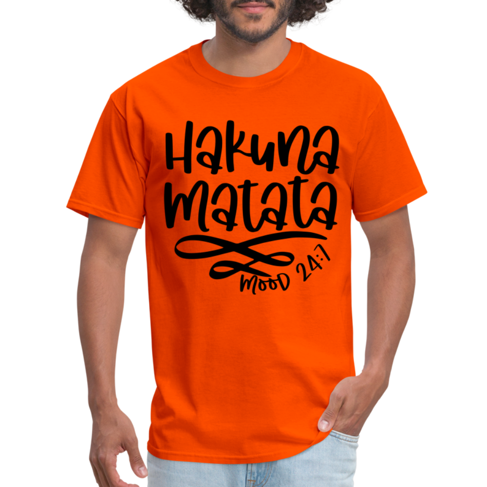 Hakuna Matata - mood 24:7 T-Shirt - orange