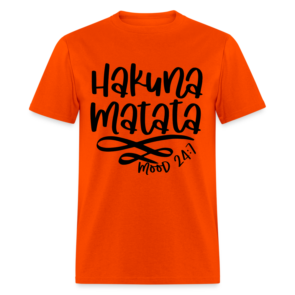 Hakuna Matata - mood 24:7 T-Shirt - orange