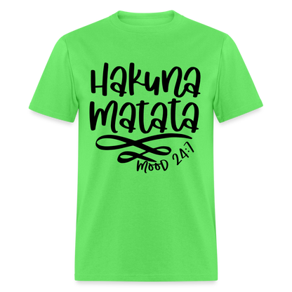 Hakuna Matata - mood 24:7 T-Shirt - kiwi