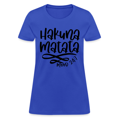 Hakuna Matata Women's T-Shirt - royal blue