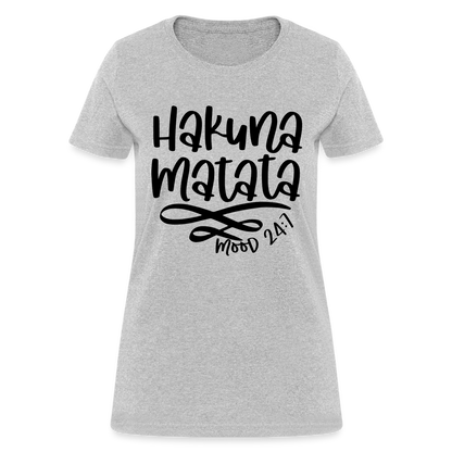 Hakuna Matata Women's T-Shirt - heather gray