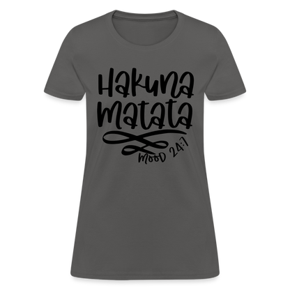 Hakuna Matata Women's T-Shirt - charcoal