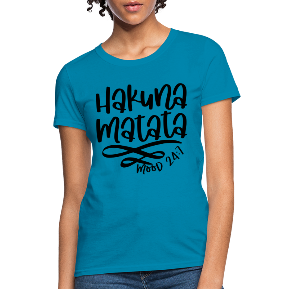 Hakuna Matata Women's T-Shirt - turquoise