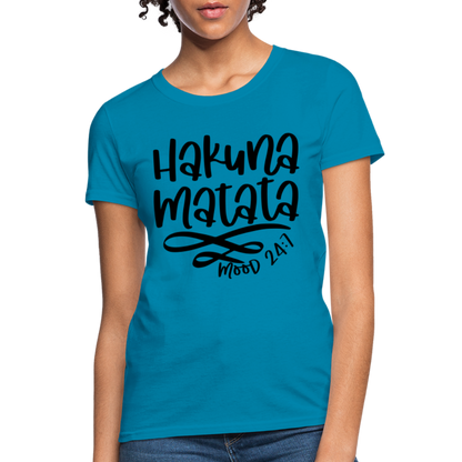 Hakuna Matata Women's T-Shirt - turquoise