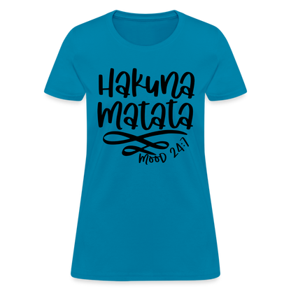 Hakuna Matata Women's T-Shirt - turquoise