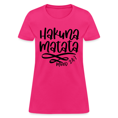 Hakuna Matata Women's T-Shirt - fuchsia