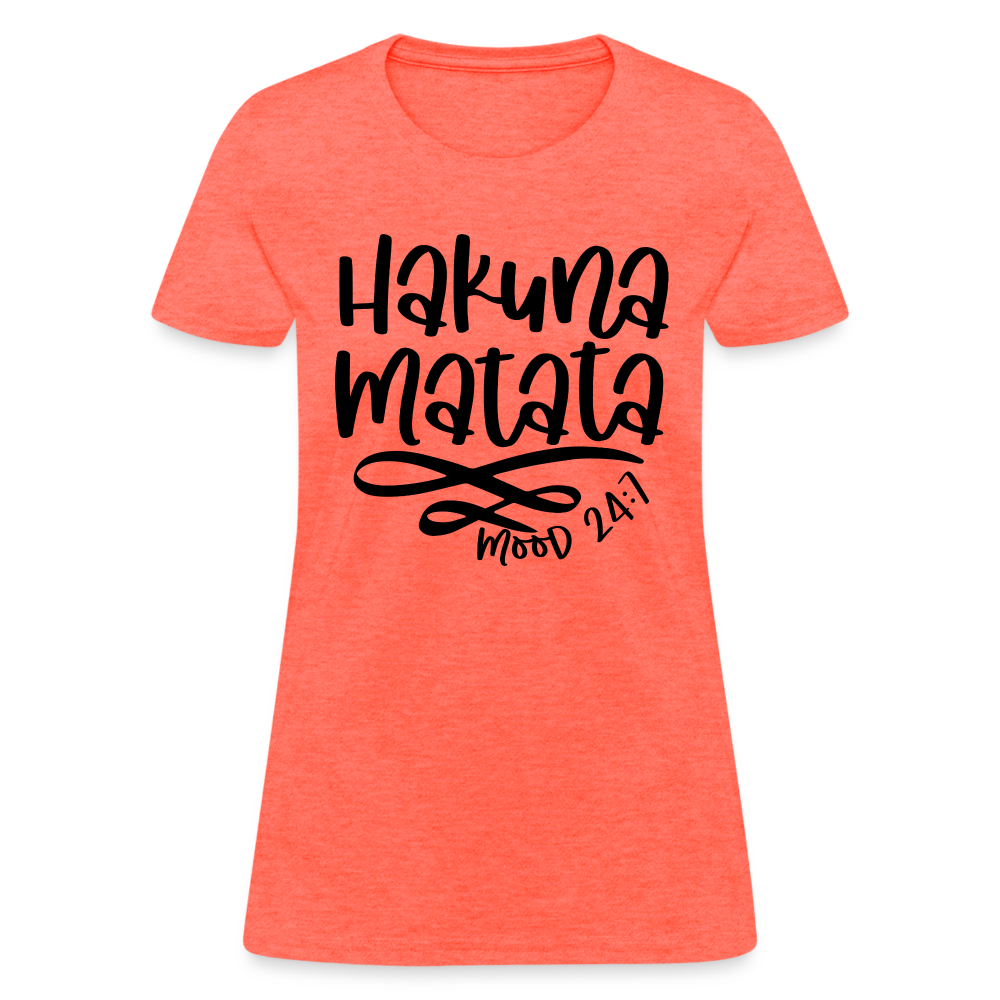 Hakuna Matata Women's T-Shirt - heather coral