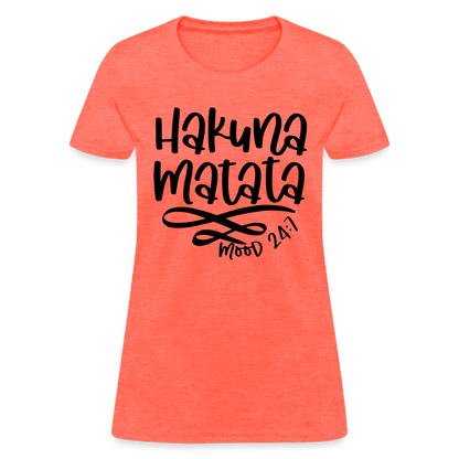 Hakuna Matata Women's T-Shirt - heather coral