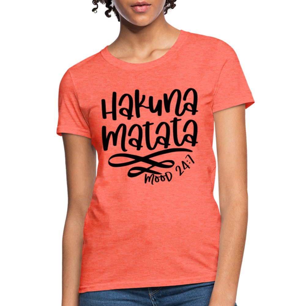 Hakuna Matata Women's T-Shirt - heather coral