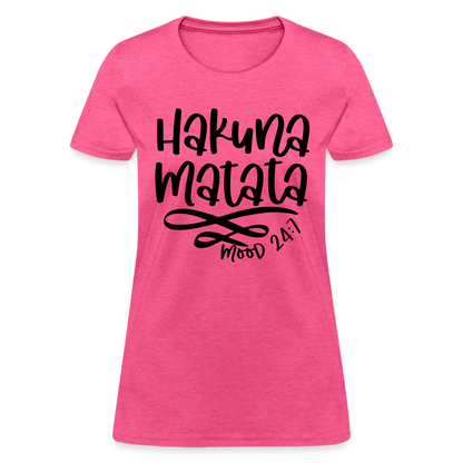 Hakuna Matata Women's T-Shirt - heather pink