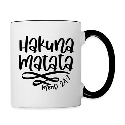 Hakuna Matata Coffee Mug - white/black