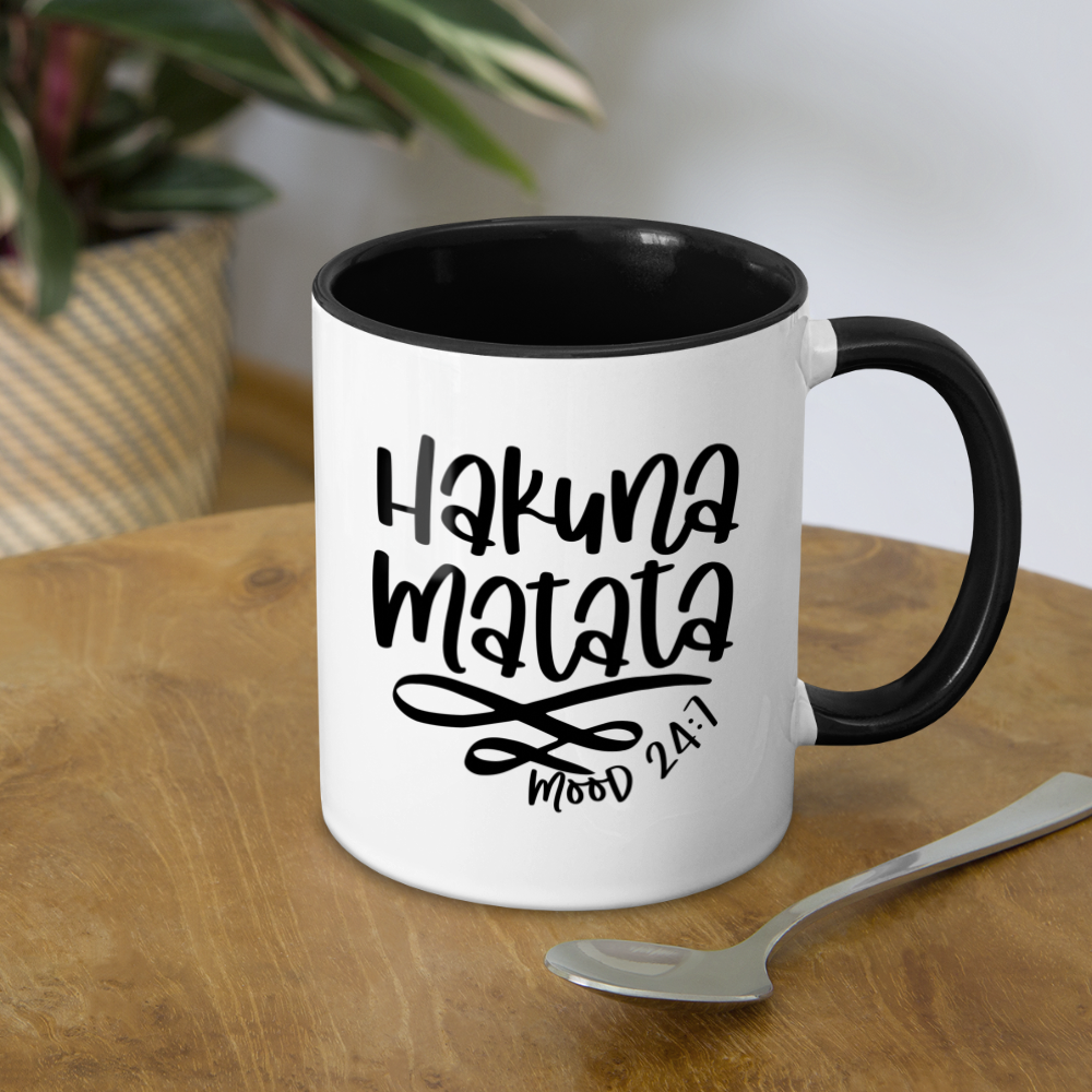 Hakuna Matata Coffee Mug - white/black
