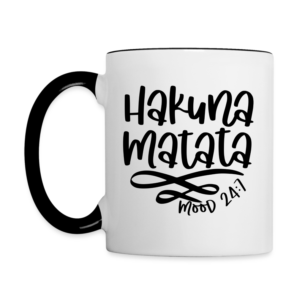 Hakuna Matata Coffee Mug - white/black