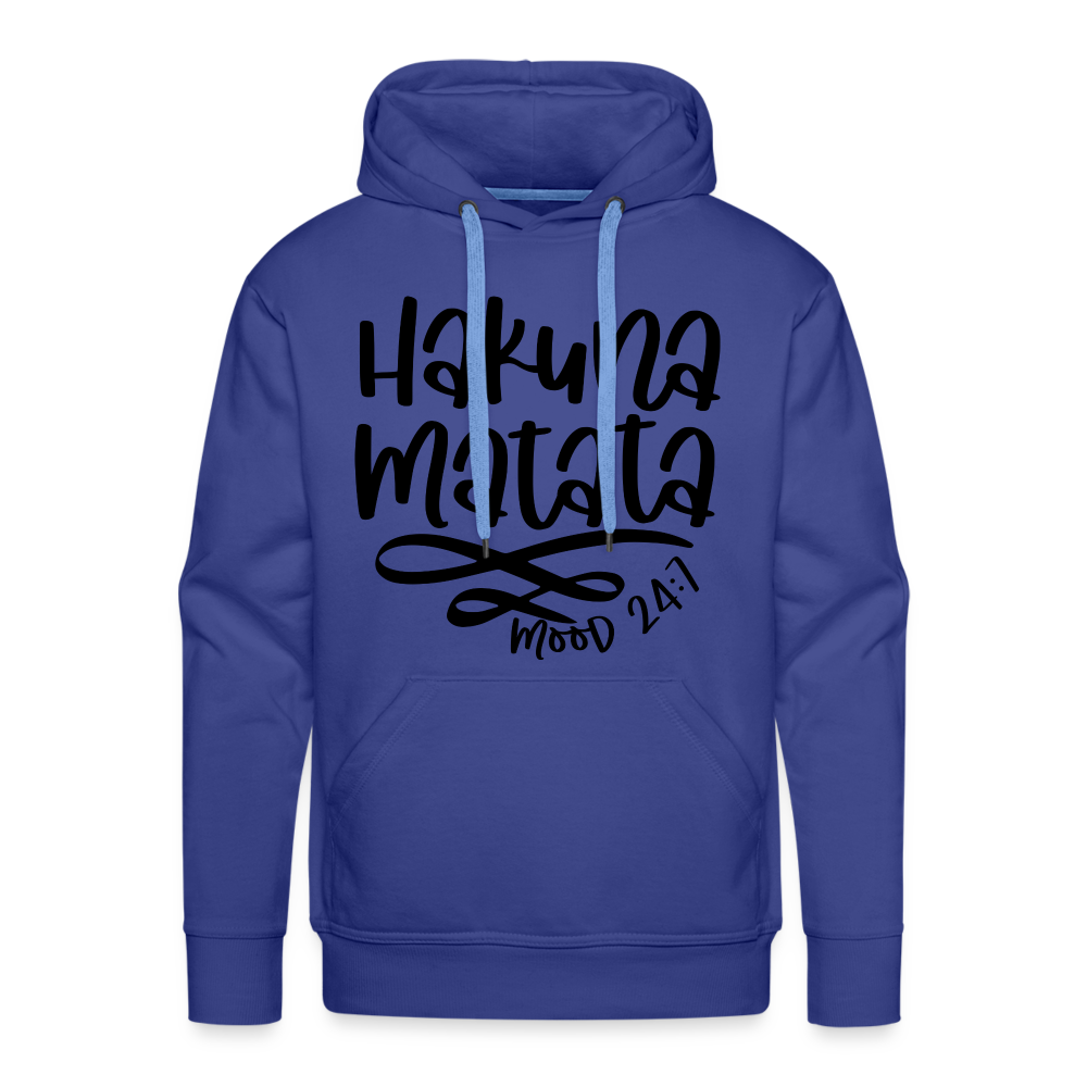 Hakuna Matata Men’s Premium Hoodie - royal blue