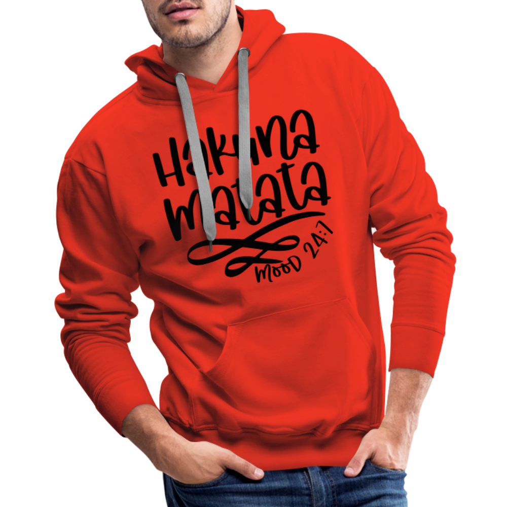 Hakuna Matata Men’s Premium Hoodie - red