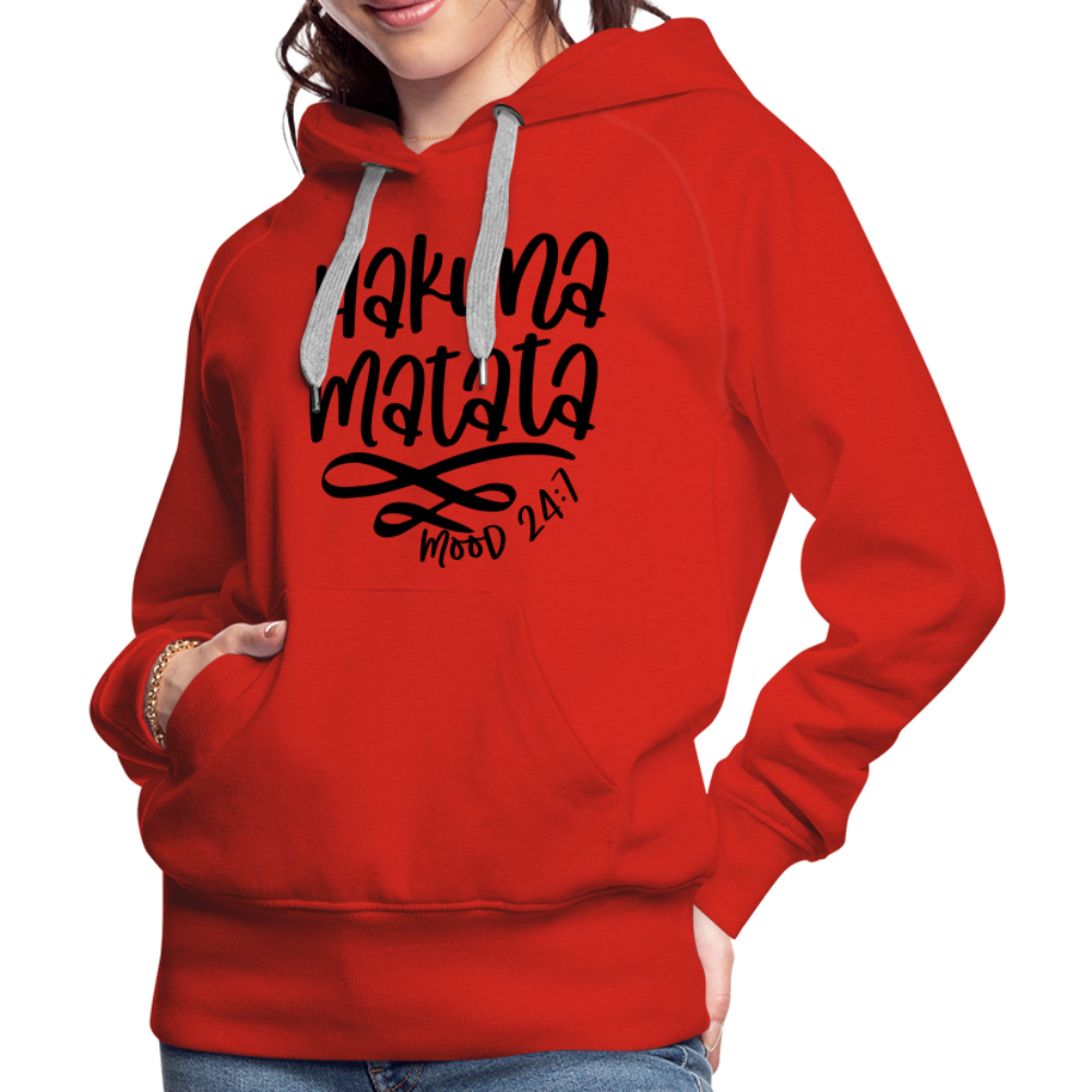 Hakuna Matata Women’s Premium Hoodie - red