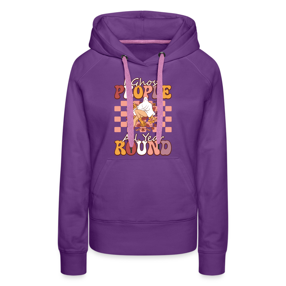 I Ghost People All Year Round Hoodie - purple 
