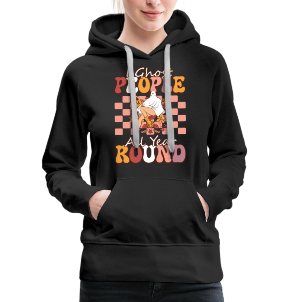 I Ghost People All Year Round Hoodie - black