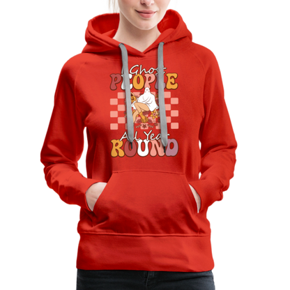 I Ghost People All Year Round Hoodie - red