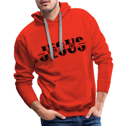 Jesus Saved My Life Men’s Premium Hoodie - red