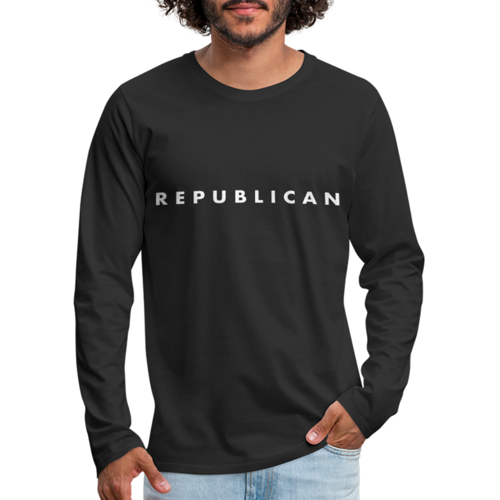 Republican Men's Premium Long Sleeve T-Shirt - black