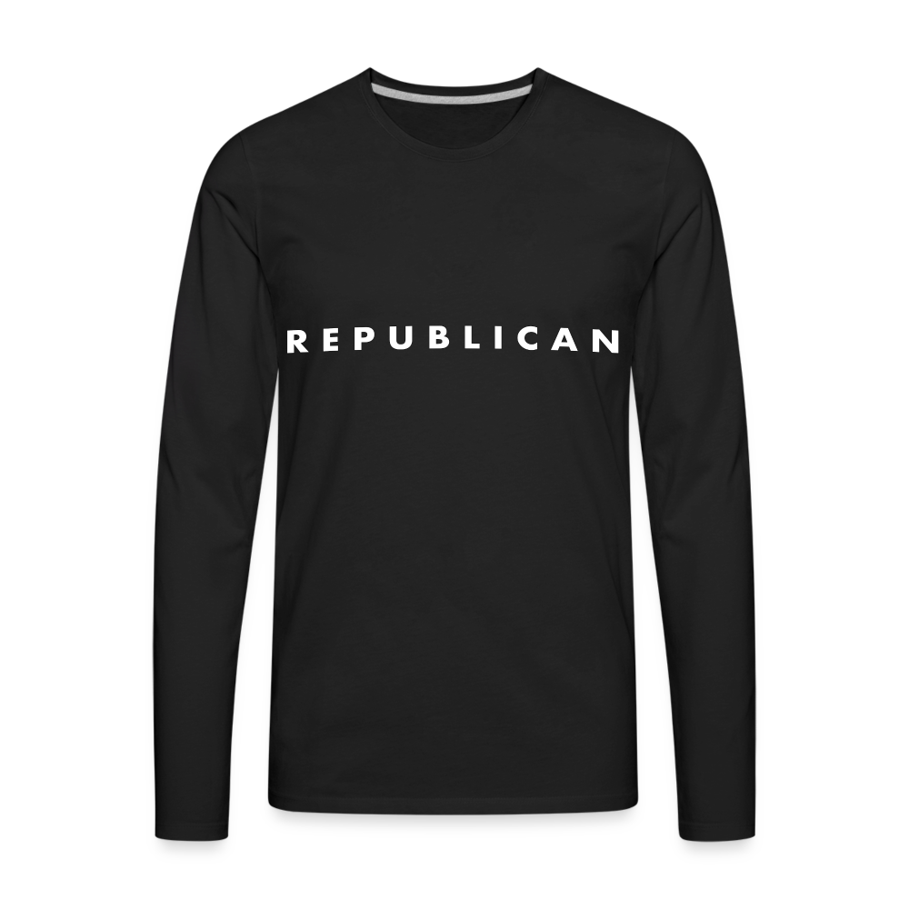 Republican Men's Premium Long Sleeve T-Shirt - black