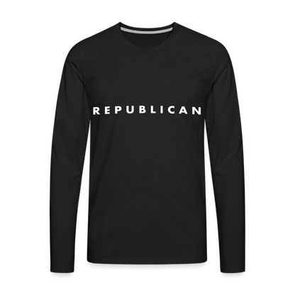 Republican Men's Premium Long Sleeve T-Shirt - black