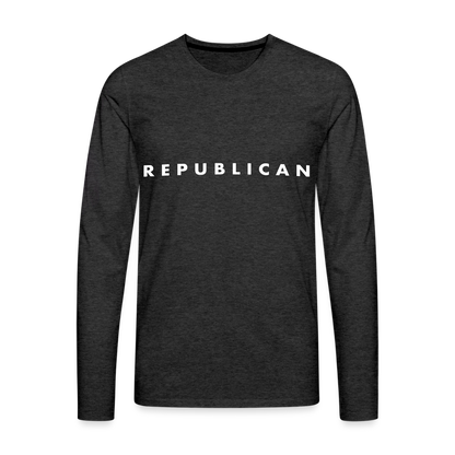 Republican Men's Premium Long Sleeve T-Shirt - charcoal grey