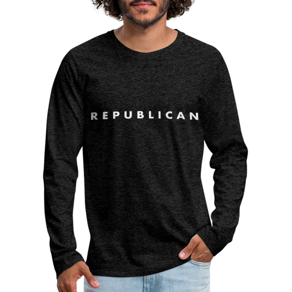 Republican Men's Premium Long Sleeve T-Shirt - charcoal grey