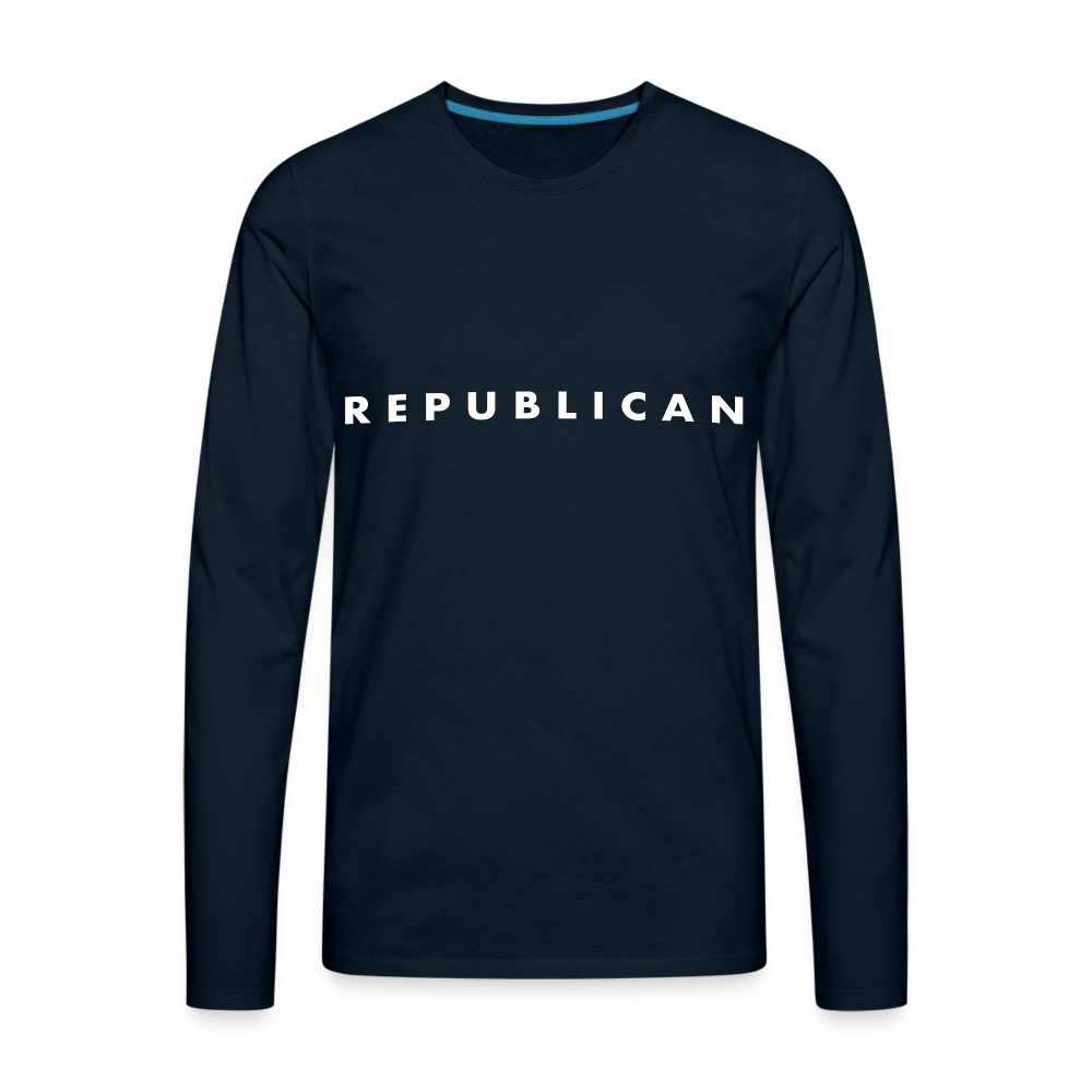 Republican Men's Premium Long Sleeve T-Shirt - deep navy