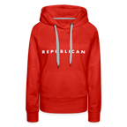 Republican Women’s Premium Hoodie (White Letters)