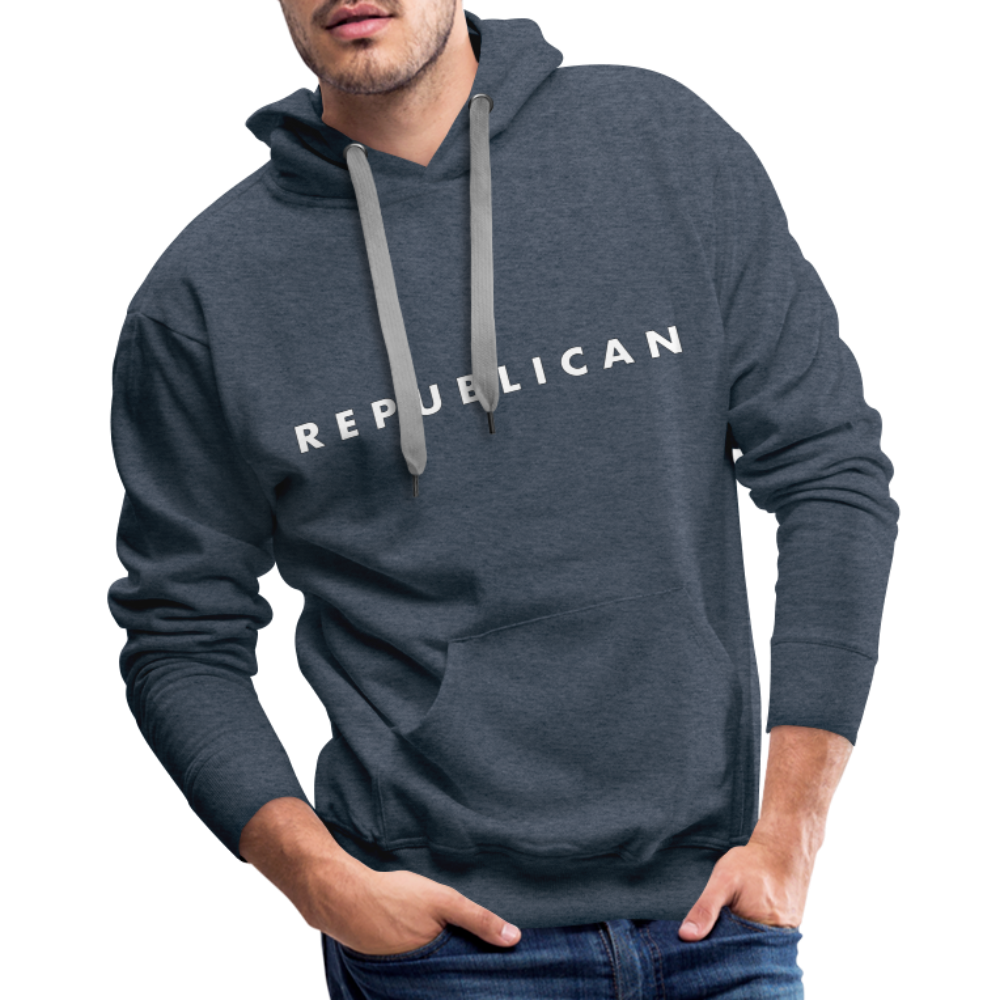 Republican Men’s Premium Hoodie - heather denim