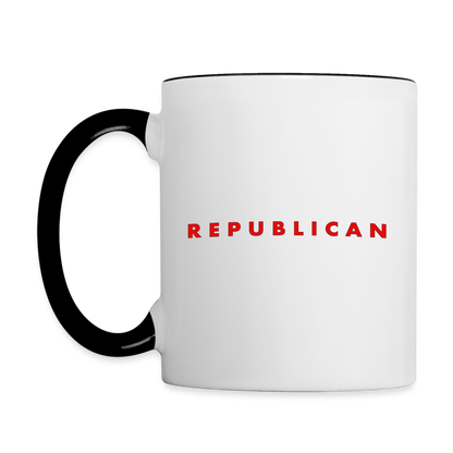 Republican Coffee Mug - white/black
