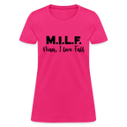 MILF Man I Love Fall Women's Contoured T-Shirt